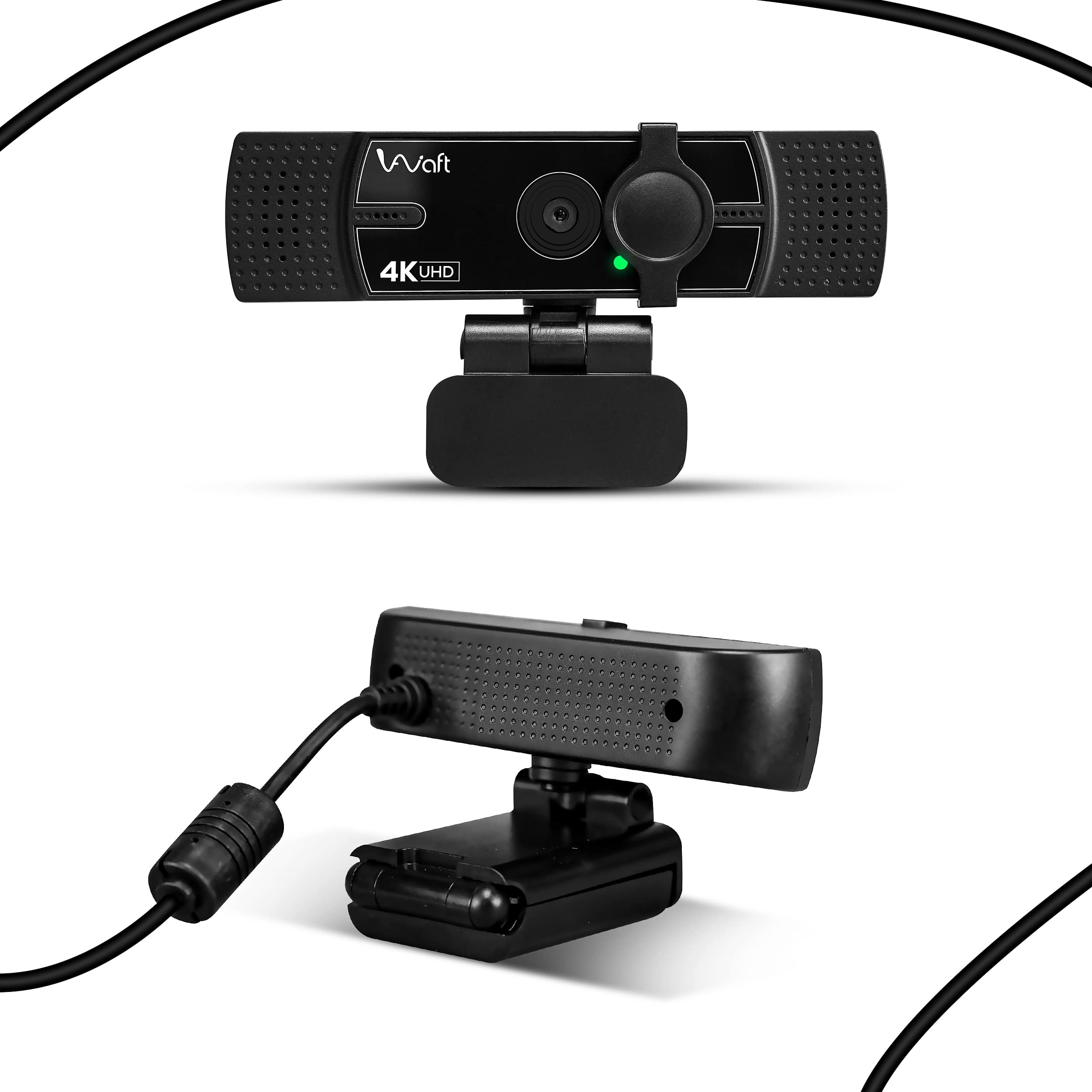aiwaft 4K webcam fornt and back view